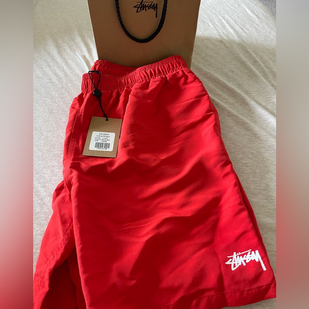 Men’s Stussy shorts, Brand New, Large BNWT, L Red